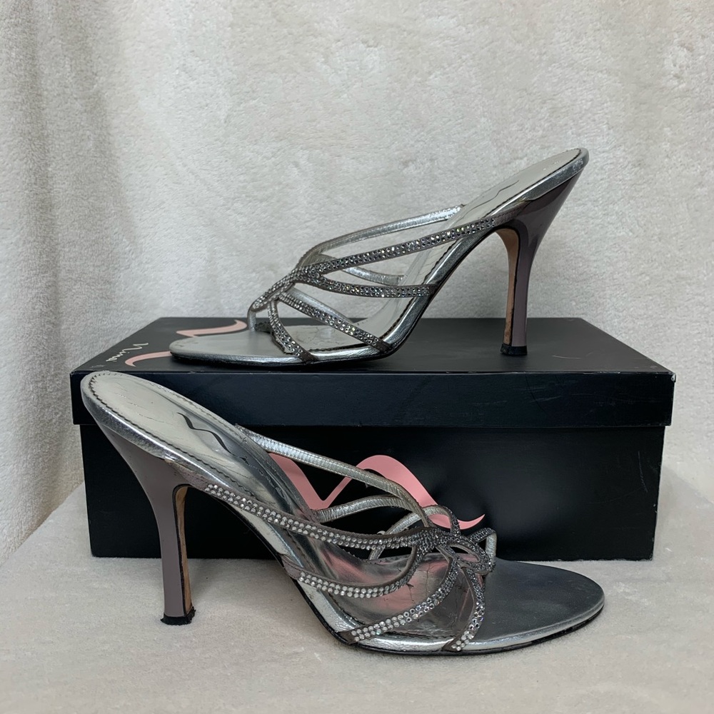 Nina Galicia Bamboo Metallic Evening Heels